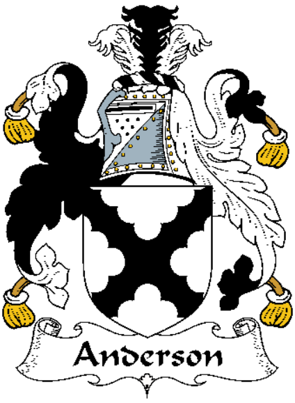 This image has an empty alt attribute; its file name is anderson-clan-coat-of-arms.png