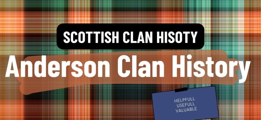 Anderson Clan Tartan, History